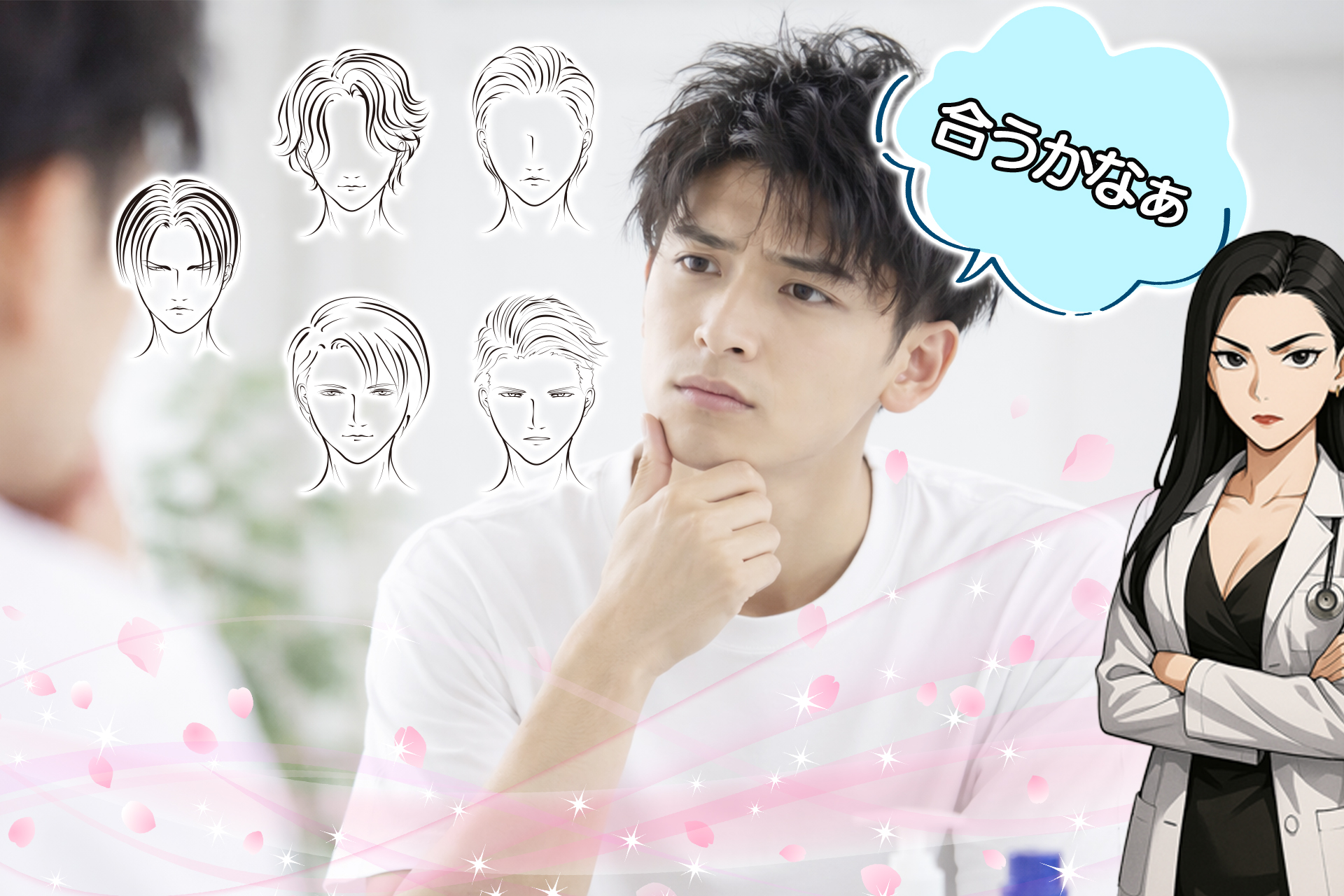 髪型を変えたほうがいいって言われたけど似合うのがわからない