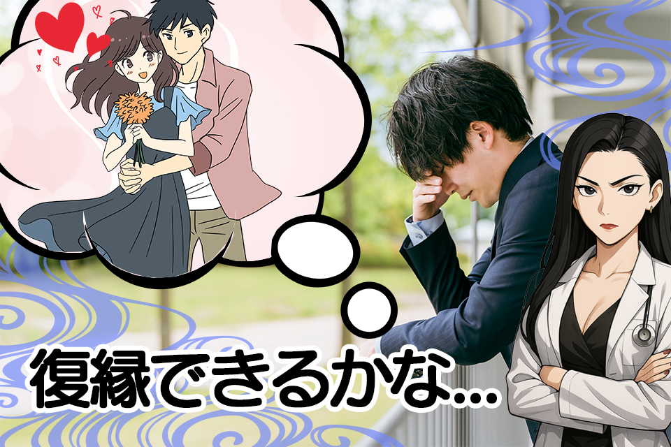 彼女と別れて復縁を望む男性