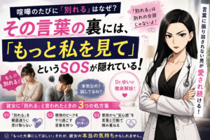 別れるとすぐ言う彼女の心理とは?口癖のように使う理由と正しい対処法